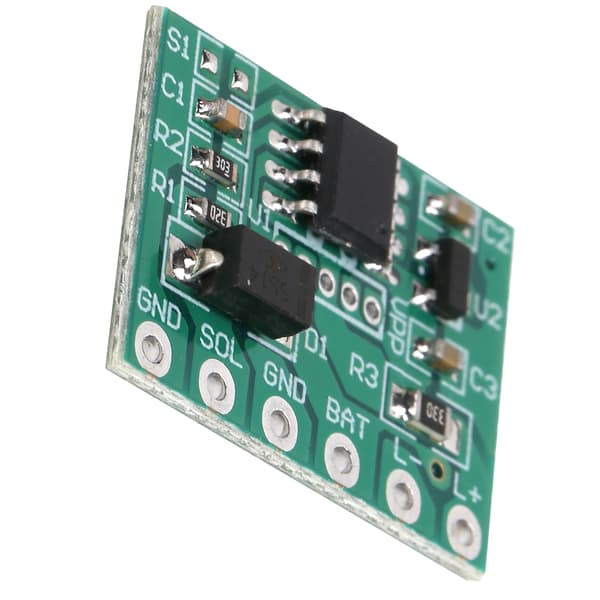 Solcellelampe Kontrolmodul Timer Blinkende Vejbanebelysning med Dobbeltsidet Aluminium DC5V
