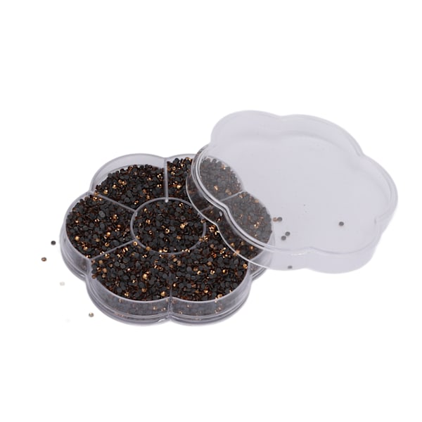 Rhinestones Hårda Glänsande DIY Glas Dekorativa Nagel Runda Stenar för Smycken Väskor Hantverk S601 Gul