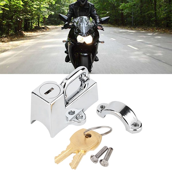 För Kuryakyn Cruiser Motorcykel Hjälmlås 1-1/4 till 1-1/2 4232 (Plätering Färg)