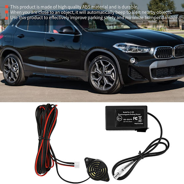 U301 Elektromagnetisk induktion Intelligent bilbackradarparkeringssensor