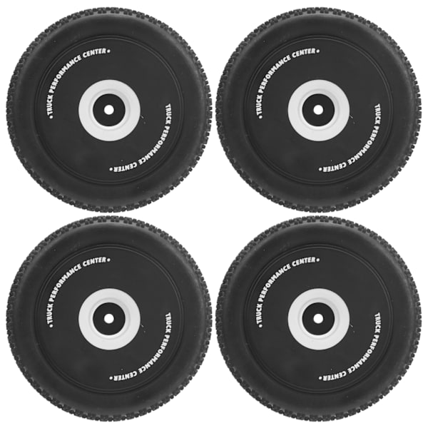 4 ST RC Gummi Fram Bakre Däck Set Passar för WLTOYS 124018 1/12 RC Biltillbehör