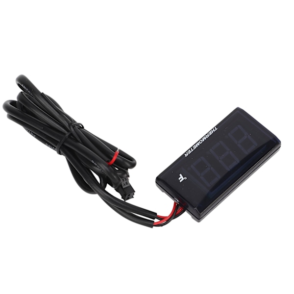DC12V Digital Display Motorcykel Termometer M10 Sensor Vattentemperaturmätare 14mm Tändstift Adapter Grön