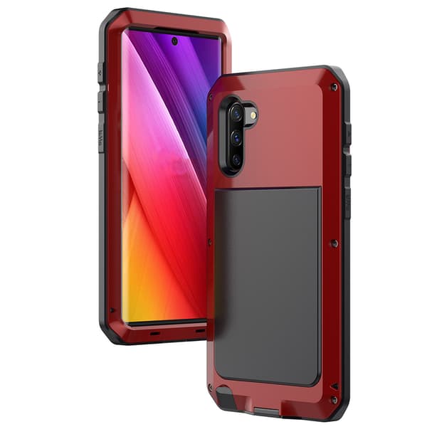 Støtdempende (Heavy Duty) Deksel Samsung Kompatibel med Galaxy Note10 Svart