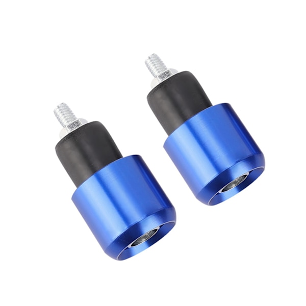 2 stk Universal 18-22 mm Motorcykel Rundt Styre End Vægt Balance Plug (Blå)