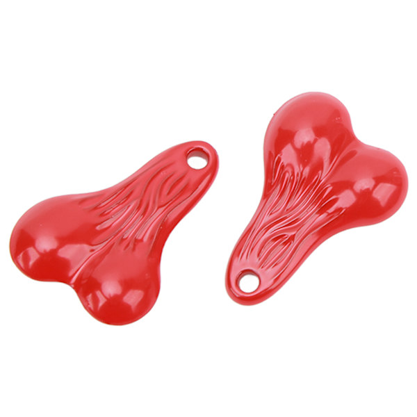 2st RC Bumper Ball Bull Nut Zinklegering Hängande kulmuttrar för Traxxas SCX24 FX24 Red