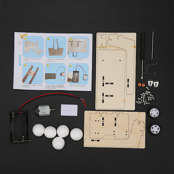 Tre Funny Kid Elektrisk Kastballmaskin Intelligent Barn DIY Leke
