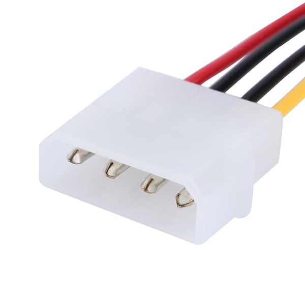 1. IDE til SATA strømforsyningsadapterkabel - Konverter 4-pins IDE til 15-pins SATA strøm
