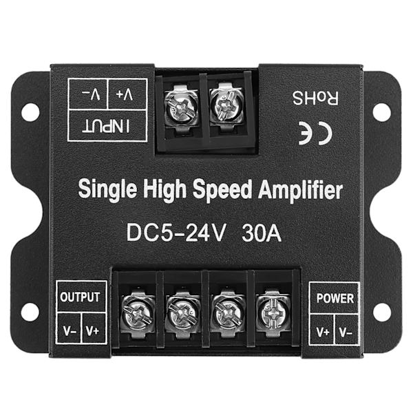 DC5-24V 30A enfarvet LED-signalforstærker til Light Strip RGB LED-styring