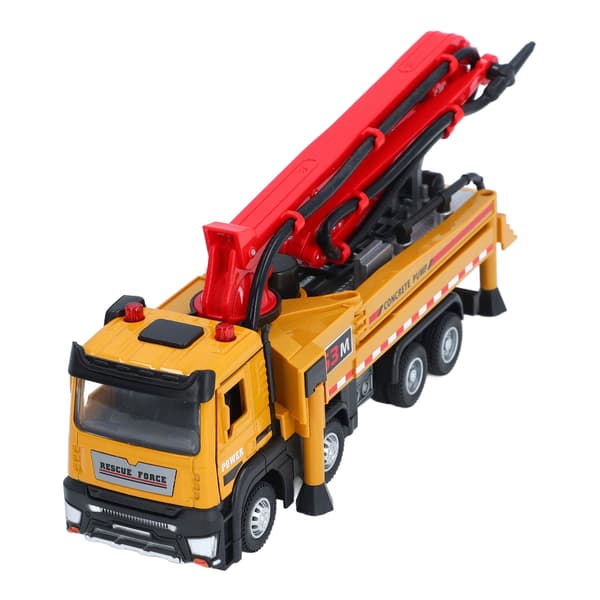 1:32 Scale Alloy Concrete Pump Truck High Simulation Improve Coordination Construction Vehicle Model