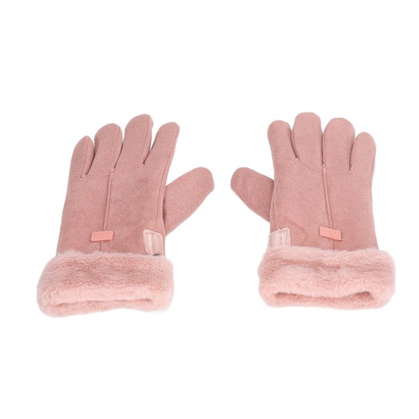 1 par elvärmehandskar fullfinger usb-uppvärmda handskar dam vintervarma uppvärmda handskar för utomhuscykling