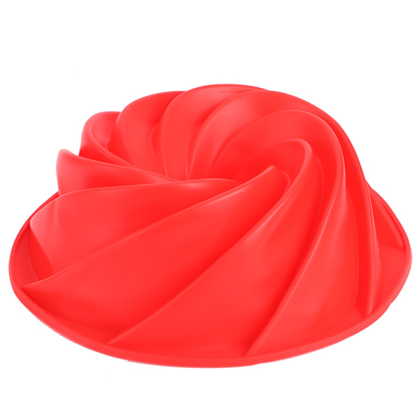 Spiral Tærteform Silikon Chokolade Kager Cupcake Form Fondant DIY Kageværktøj