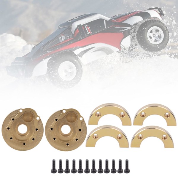 Universaali irrotettava etu- ja takamassinen messinkivaakapaino Sopii TRAXXAS TRX4 RC-kiipeilijälle