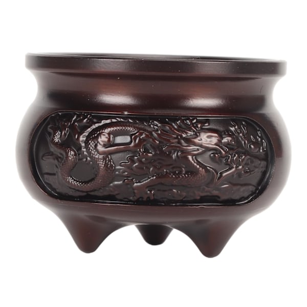 Messing Røgelsesbrænder Rustfri Dekorativ Metal Røgelsesbrænderholder med Røgelsespindeholder Base Lilla Bronze
