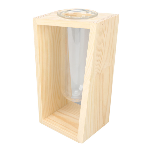 Glass Reagensrør Plante Terrarium Multifunksjonelt Innovativt Håndlaget Skrivebordsplanter Terrarium for Hydroponiske Planter