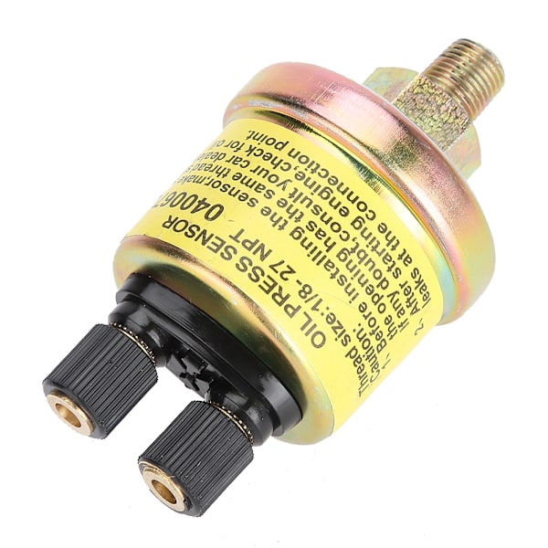 Universal 1/8 NPT erstatningssensor for oljetrykk for ettermarkedsinstrumenter