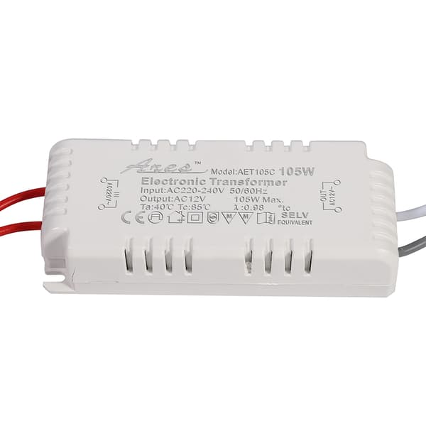 220V-12V Halogenlampe Driver Strømforsyning Elektronisk Transformator Spenningsomformer