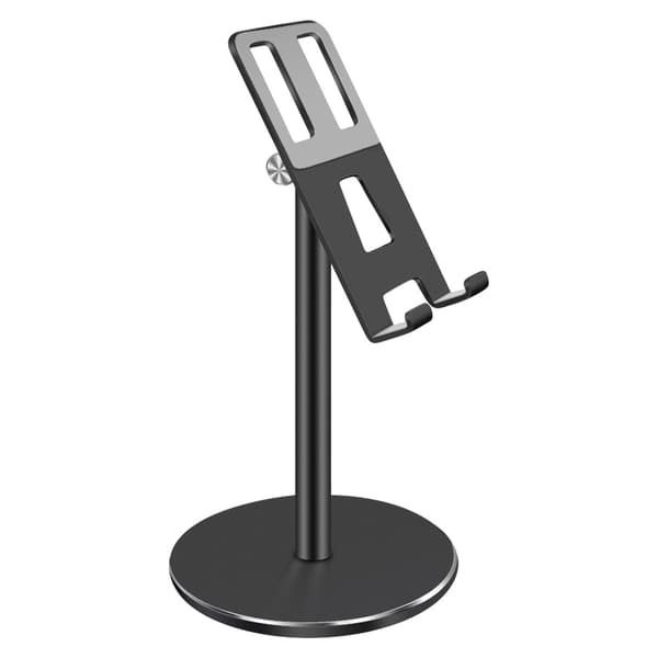 Justerbar universaltelefonholder til skrivebordet - Sort