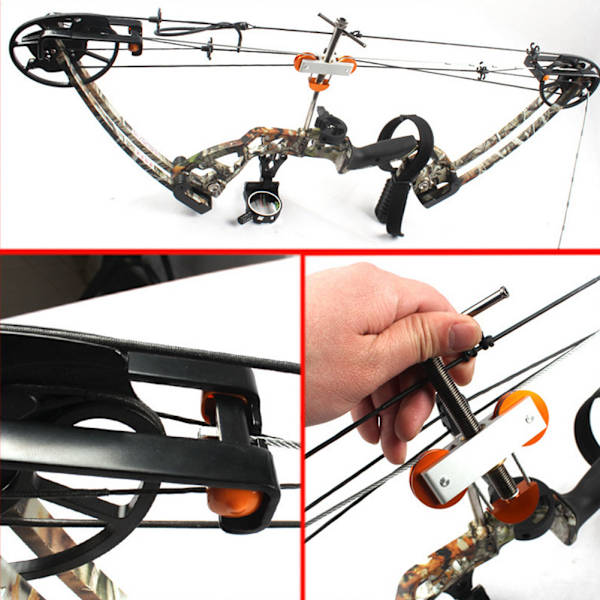 Metall Bærbar Utendørs Compound Bow Press Quad Bracket Set Jakt Bueskyting Pil Skyting Verktøy