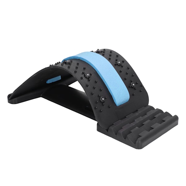 Back Stretching Device Främja blodcirkulationen Midja Back Cracker för Back Massager Blå och Svart