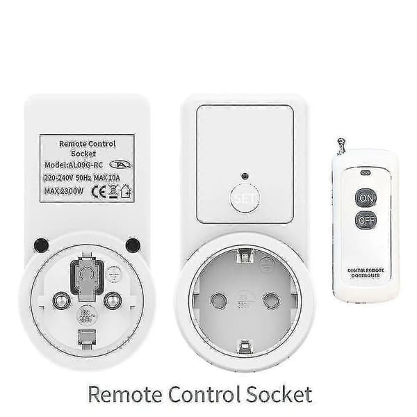 1-5 stk. fjernbetjente stikkontakter 1 remote control socket 1PC