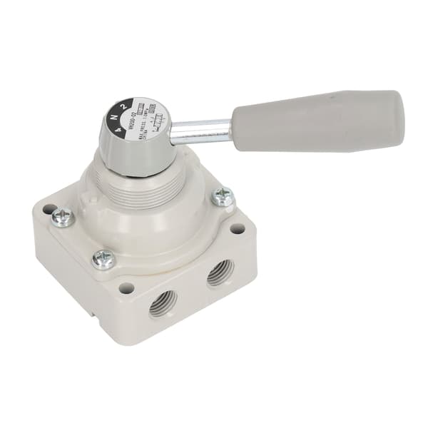 Manual Rotary Valve with Handle 3-Position 4-Way Reversing Bidirectional Flow Control Valve