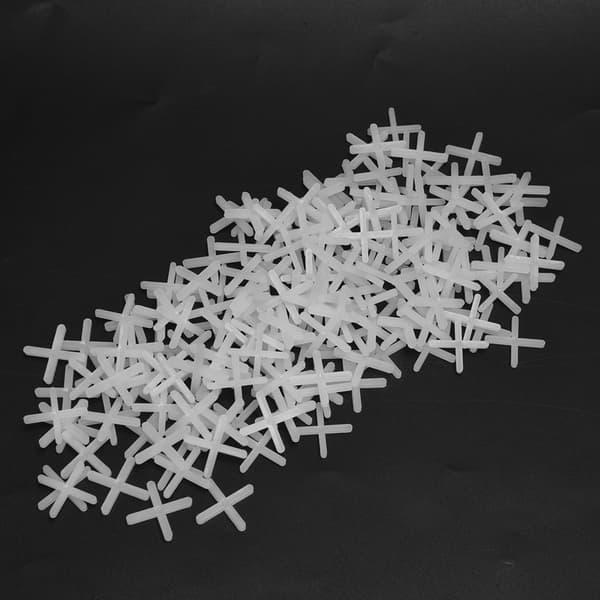 Keramisk fliseafstandsstykke, plastik krydsnivelleringssystem, 2000 stk., 2 mm, 2,5 mm