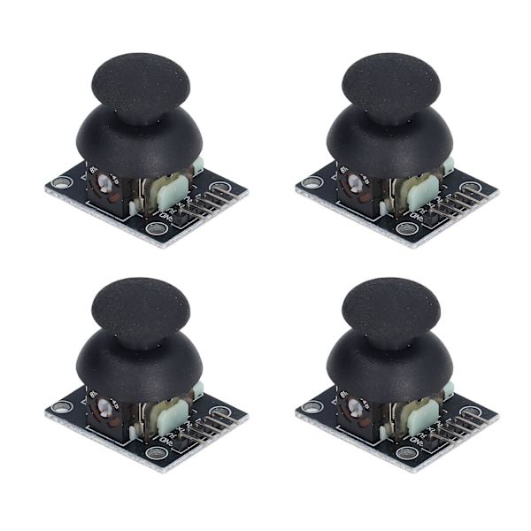 4 stk. joystickmodul 5-benet spilcontroller-kontrolsensor X Y Dual Axes Set Kit til PS2