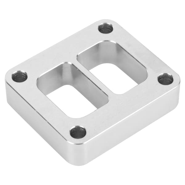 Mildt Stål Spacer T4 Delt Innløp Turbolader Flens Twin Scroll Porter CNC S400
