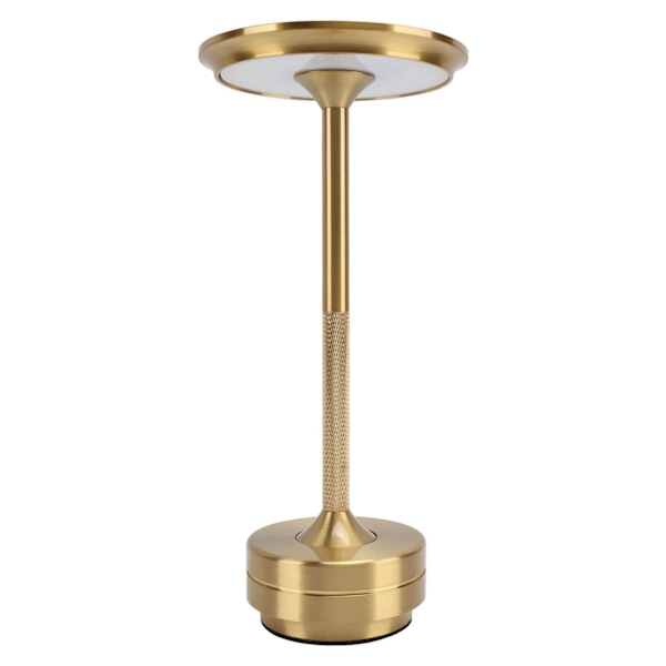 Ledningsfri bordlampe 3 farver Trinløs Dimmer LED Bordlampe Genopladelig Touch-lampe Natbord Lampe til Restaurantbarer Hjem Guld