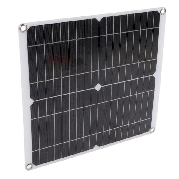 Solpanelssats 20W 12V Monokristallin IP65 Vattentät gör-det-själv-solpanel med 10A Solar Charge Controller för utomhusbruk