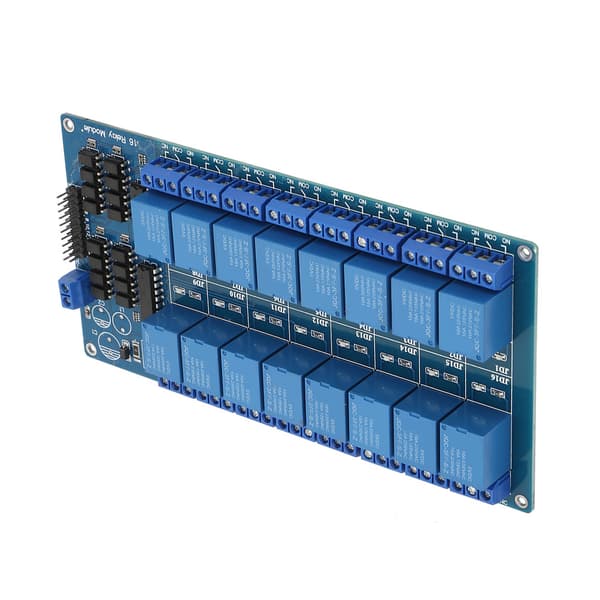 16-kanals 5V Relæmodul Kontrolkort med Optokobler Beskyttelse Til Microcontroller Modul