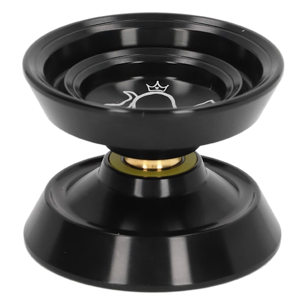 YoYo Ball uten respons aluminiumlegering Advanced Fade Free Utmerket for konkurranse med hanske 3 stk strenger svart