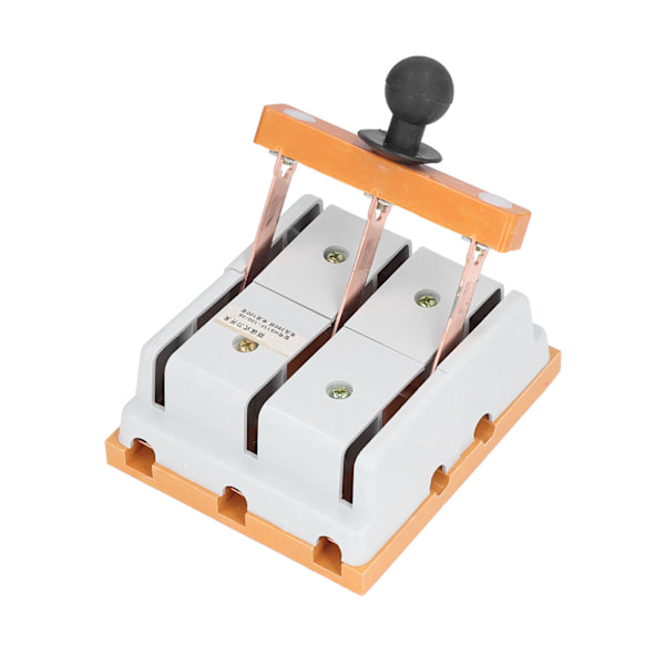 380V 100A Knife Switch 3-Pole Double Throw Knife Disconnect Switch Flame Retardant Electrical Switch