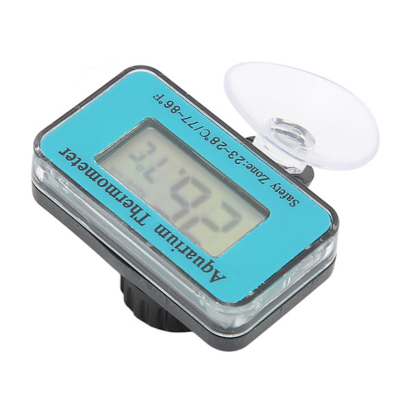 Digital LCD-termometer Vandafvisende Akvarietermometer med høj præcision med sugekop til dykning