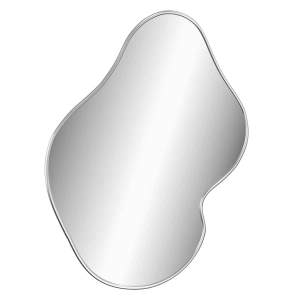 vidaXL Veggspeil sølv 50x40 cm Silver 1820