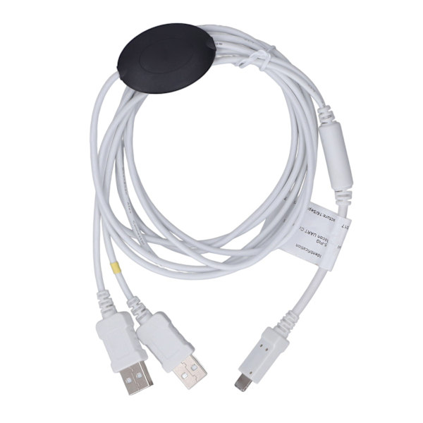 DCSD USB Flash Engineering Kabel Realtidsdetektering Mobiltelefon Testkabel til iPhone 6S X Sort