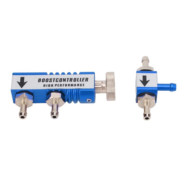 Manuell Turbo Boost Controller Kit Aluminiumlegering 1‑30PSI Justerbar Universal Passform Blå