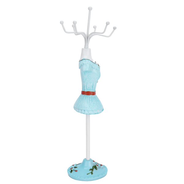 Damefigur Halskjede Stativ Smykke Organizer Display Stativ Roterende Avtakbar Oppbevaringsstativ2#