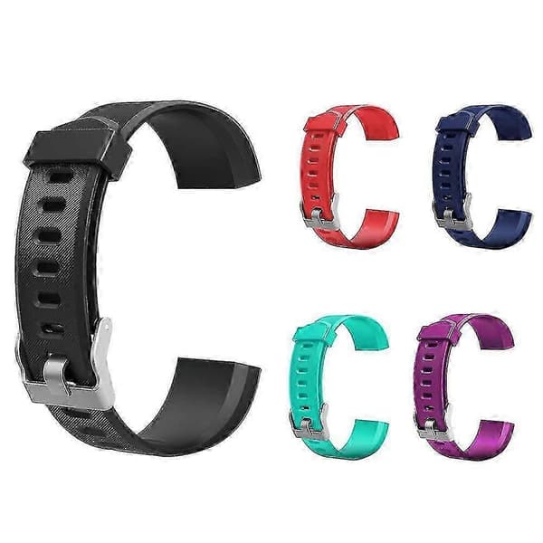 Veryfit Pro ID115Plus HR erstatningsarmbånd - Sæt med 2 - Fitnesstracker Smartwatch [LD] red