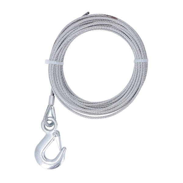 Vinsch vajer 4mmx12m kabel 2000LBS styrka rostfritt stål galvaniserat utbyte