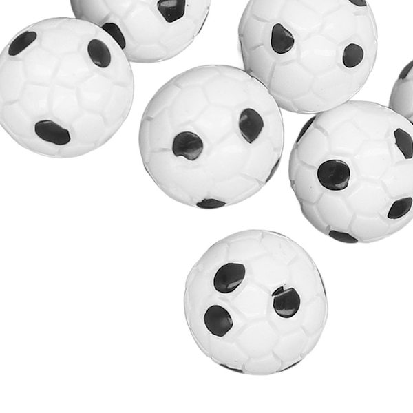 10 st 1:12 Dockhus Sport Fotboll Simulering Dekor Tillbehör Miniatyr fotbollar