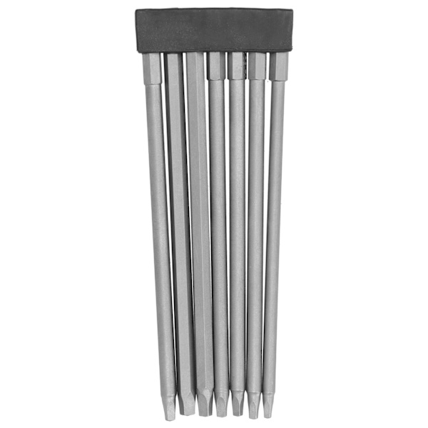 7 stk skruetrækker bits firkantet elektrisk krom vanadium stål Hex håndtag 150 mm 1 stk lås