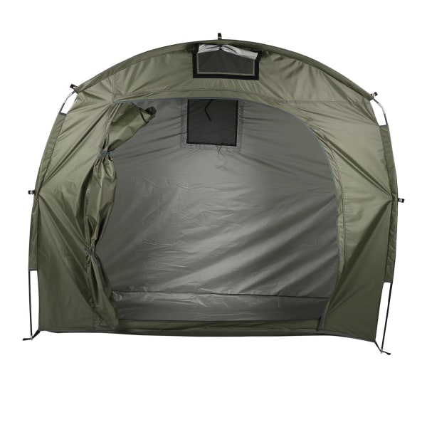 Vandtæt cykelskur telt haveopbevaringsdæksel til baggård camping vandreture udendørs hærgrøn