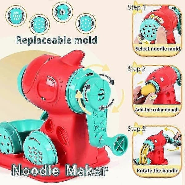 2025 Play-Doh Keittiösetti: Jäätelö, Nuudelit ja Hampurilaiset