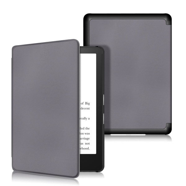 Case för Kindle Paperwhite 11:e generationen 2021 Pu- cover för Kindle Paperwhite 5 6,8 tum grey