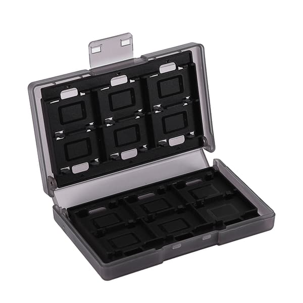 Sort 24-i-1 TF-kortboks spilhukommelseskort etui til Nintendo Switch