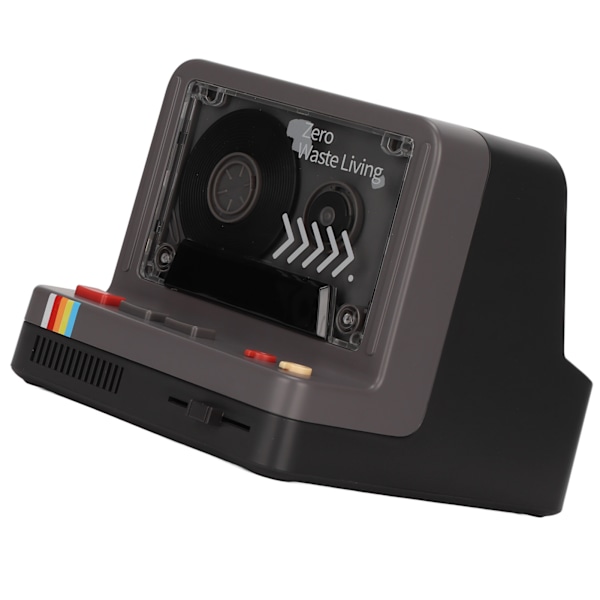 Bluetooth-kassettspelare Bärbar stereotejp Retro Bluetooth-högtalare Stöder Bluetooth AUX och minneskort svart