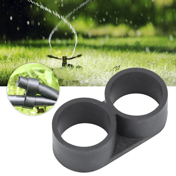 100 stk Drypbevanding Vandrør Endestykke Fitting Bevanding Tilbehør til Have 16mm