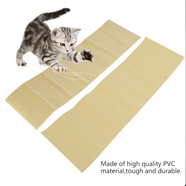 2st Pet Katt Stort Scratch Guard Självhäftande Skrapstolpe Möbel Soffskydd