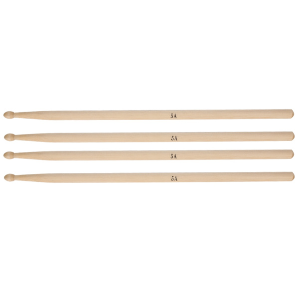 2 par 5A/5B Maple Wooden Jazz-trommestikker Musikinstrumenttilbehør 5A Trommestikker